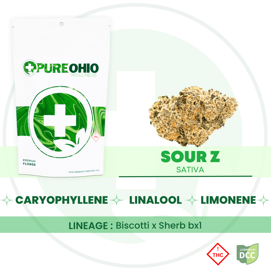 Sour Z (Sativa) - 14.15g - POW