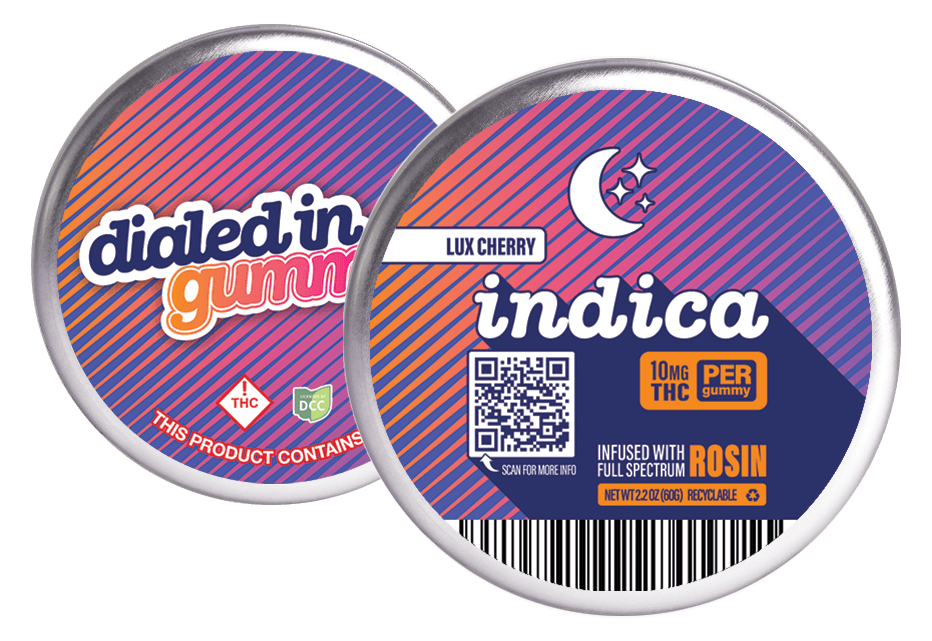dialed in - Gummies - Lux Cherry Full Spectrum Rosin (I) (10pk) 100mg
