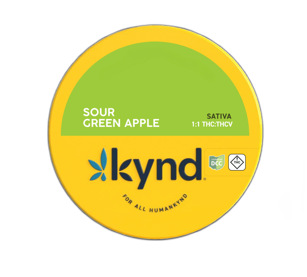 Sour Green Apple (S) 1:1 THC:THCV Gummies 10mg 10pk