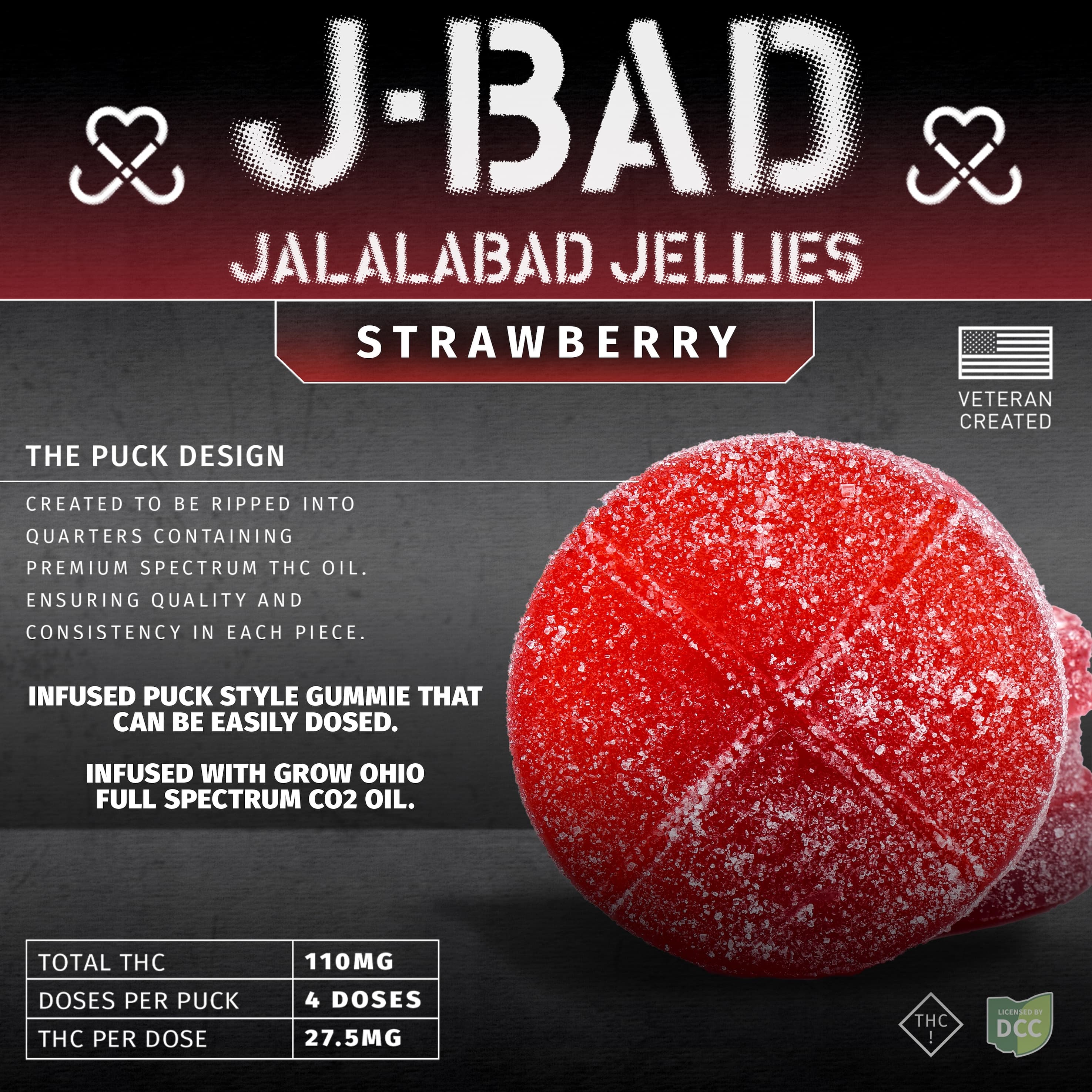 Strawberry JBAD Field Pack [110mg]
