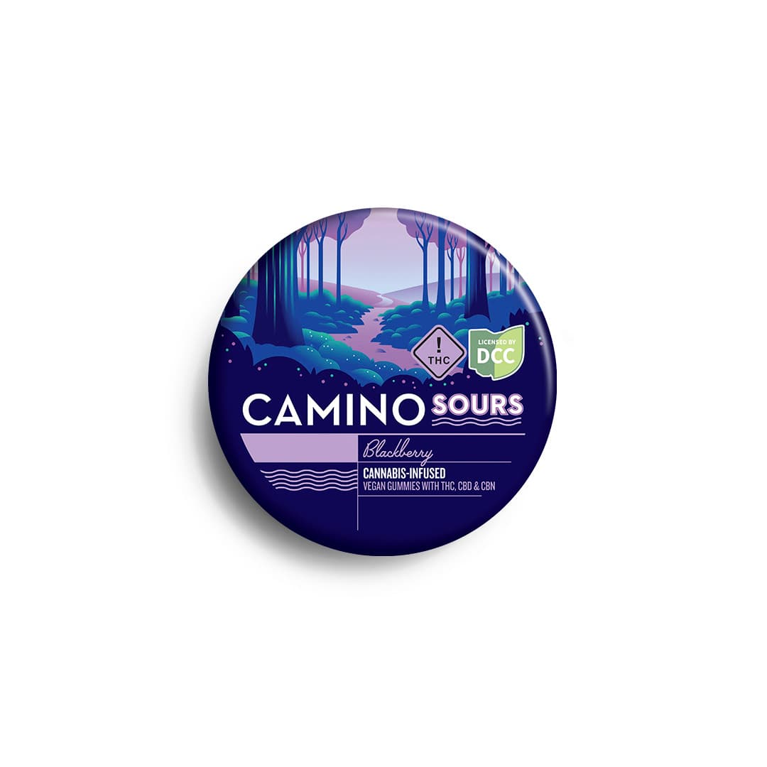 Camino Sours Blackberry Dream 1:1:1 CBN  |  110mg | 10pk | Indica