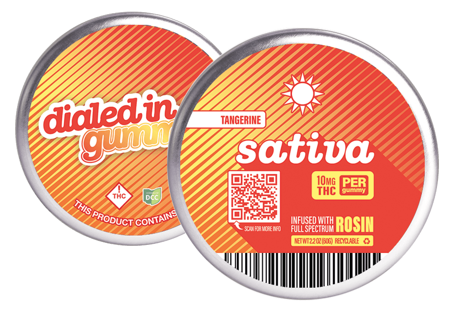 Dialed In | Gummies | Live Rosin | Tangerine | 100mg