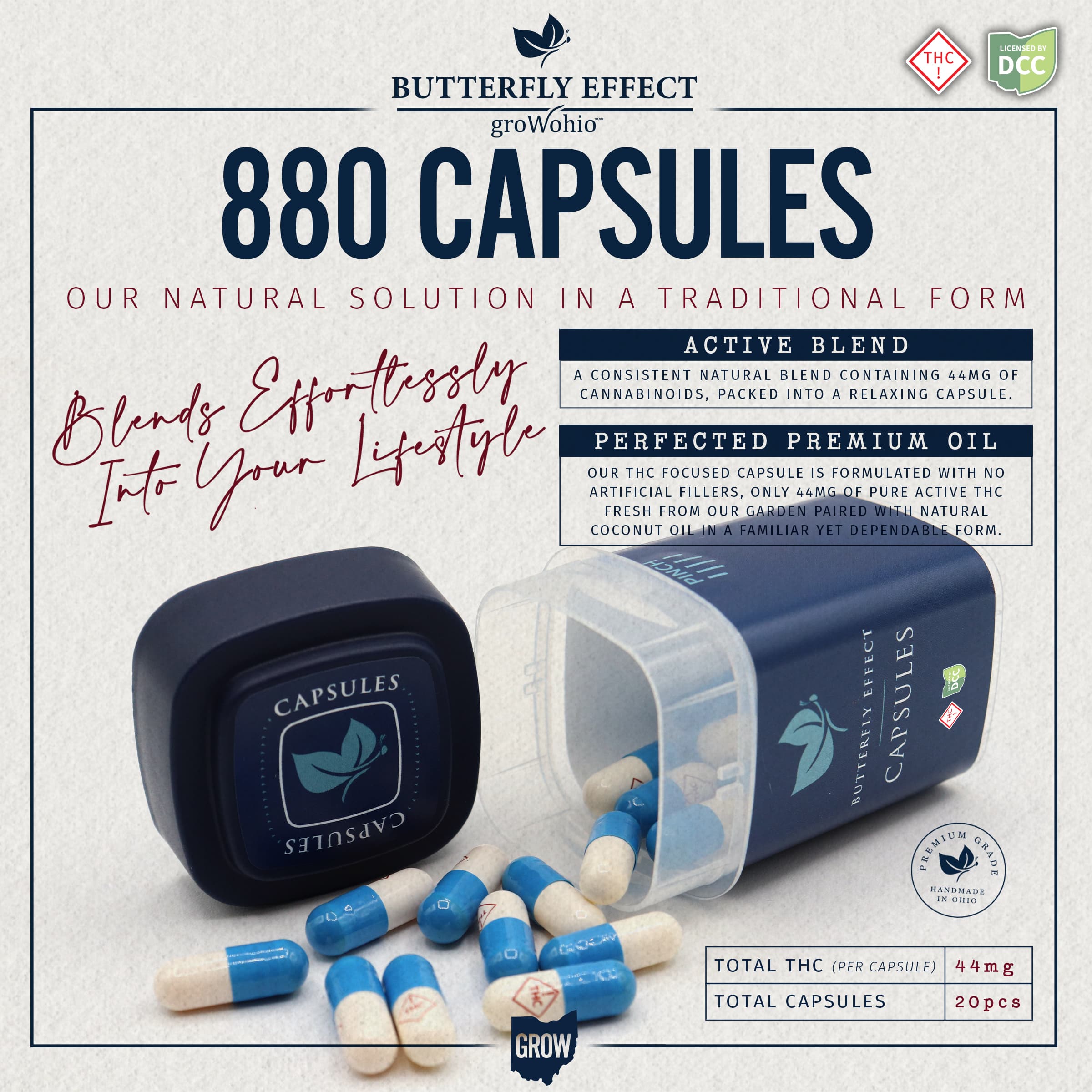 Butterfly Effect | Capsules 20pack | 880mg