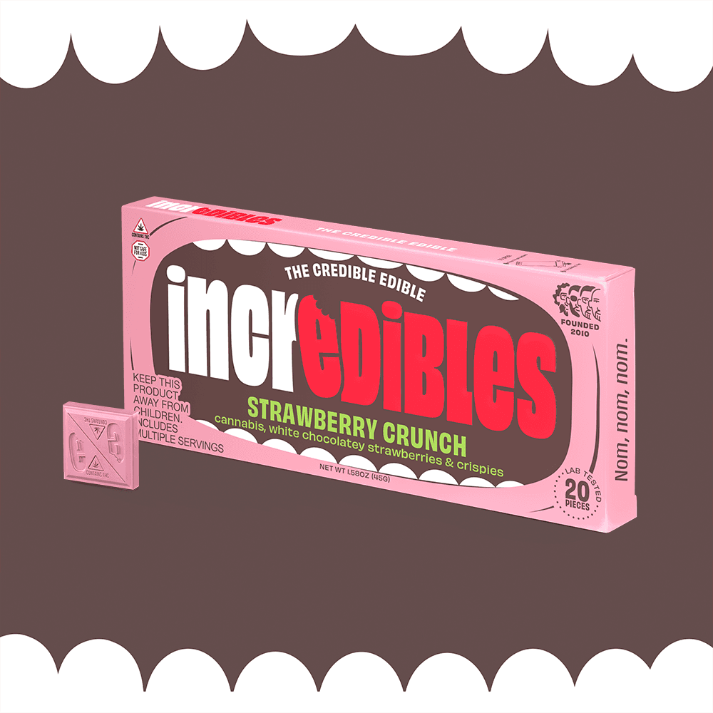 Strawberry Crunch - Chocolate Bar 100mg