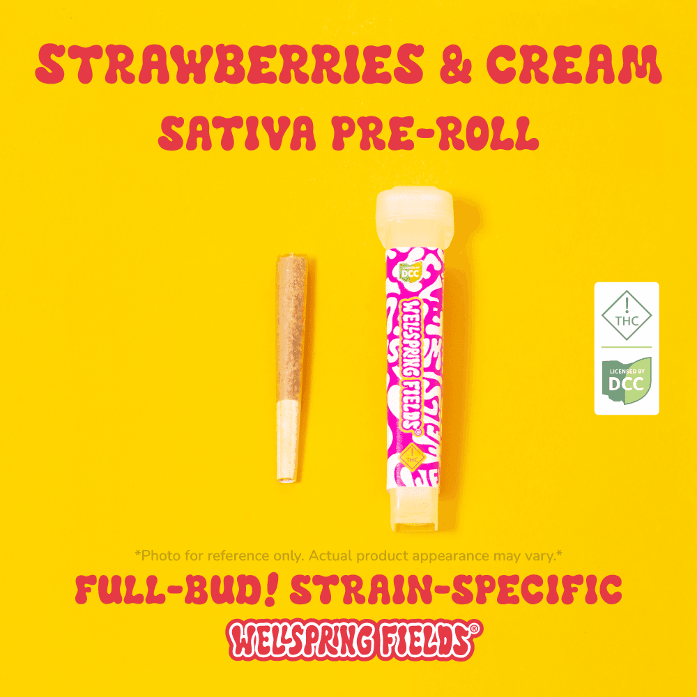 Strawberries & Cream Pre-Roll 0.35g 1pk