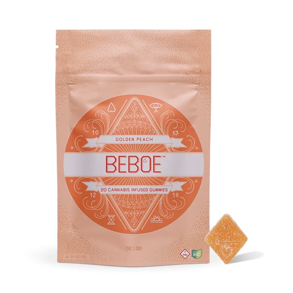 Golden Peach 2:1 THC:CBD 20pk | 110mg - Gummies