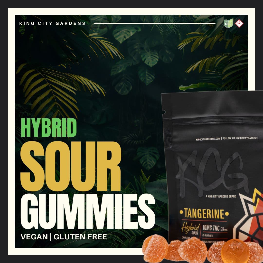 Sour Tangerine Liquid Diamonds - 100mg 10pk Gummies