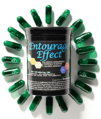 Entourage Effect Unflavored Capsules 220mg (22-Pack | 10mg Each)