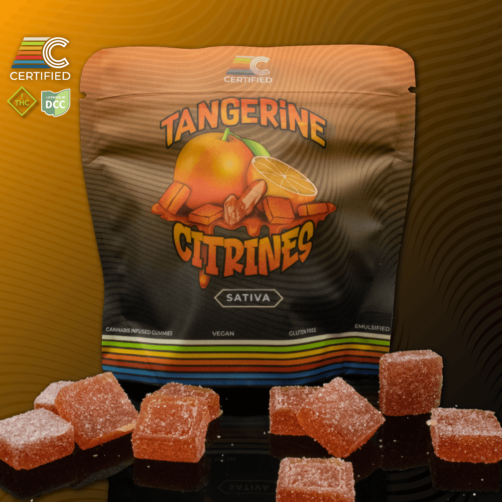 Certified: Tangerine Citrines - Gummies 10pk 104mg