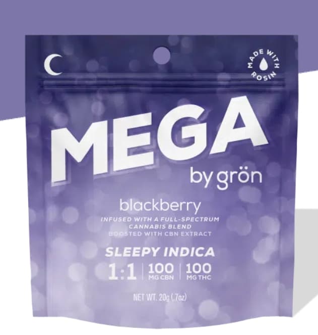 1:1 Blackberry Mega Discs - Sleepy Indica - CBN/THC