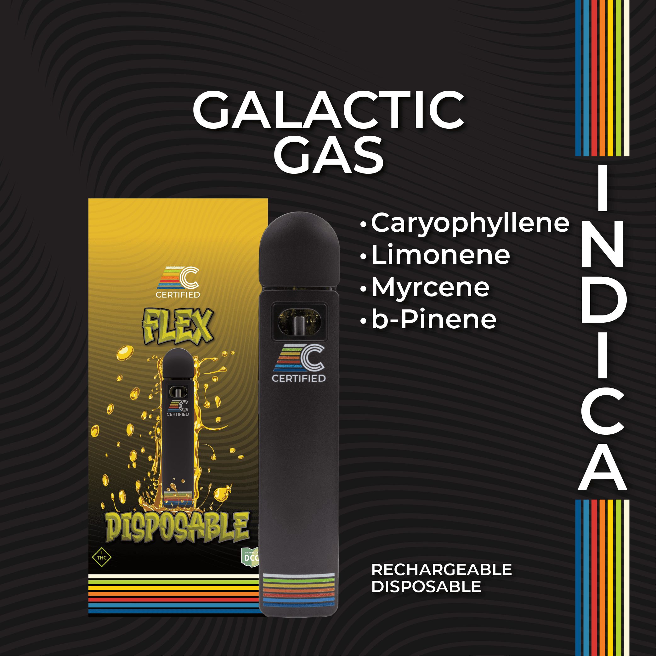 Cultivators | Galactic Gas (Distillate) Disposable | 1g | Indica