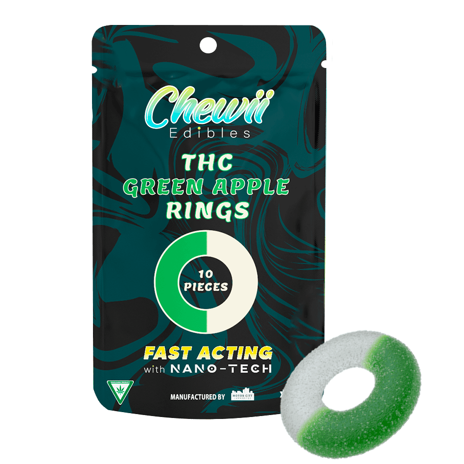 Acting Green Apple Gummy Rings