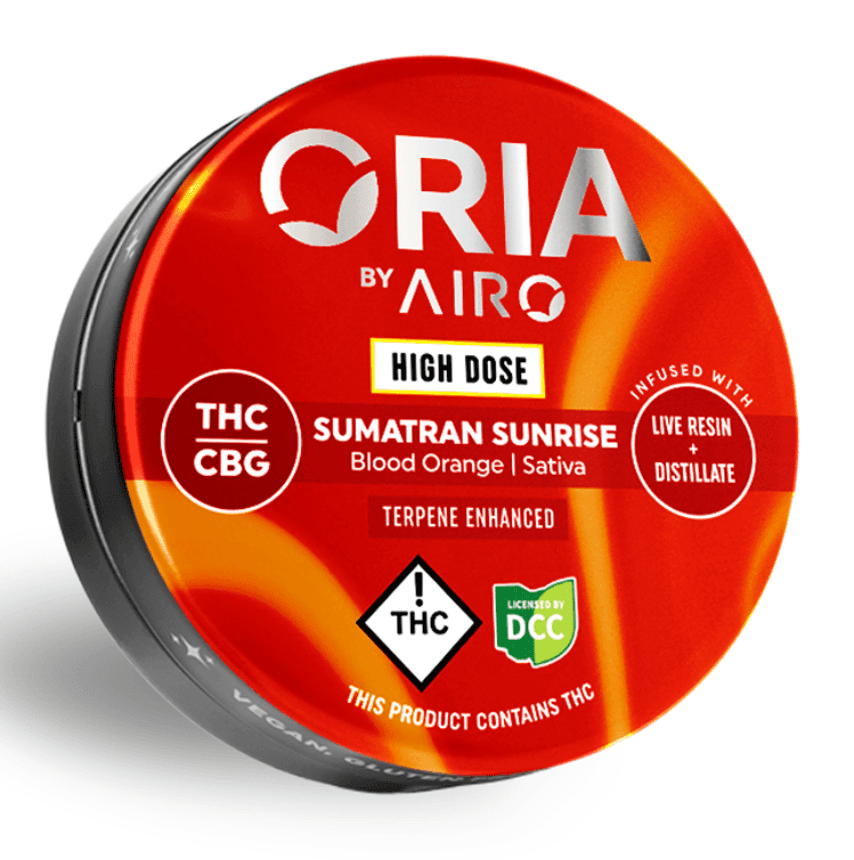 Sumatran Sunrise + CBG Blood Orange Live Resin Gummies (500mg)
