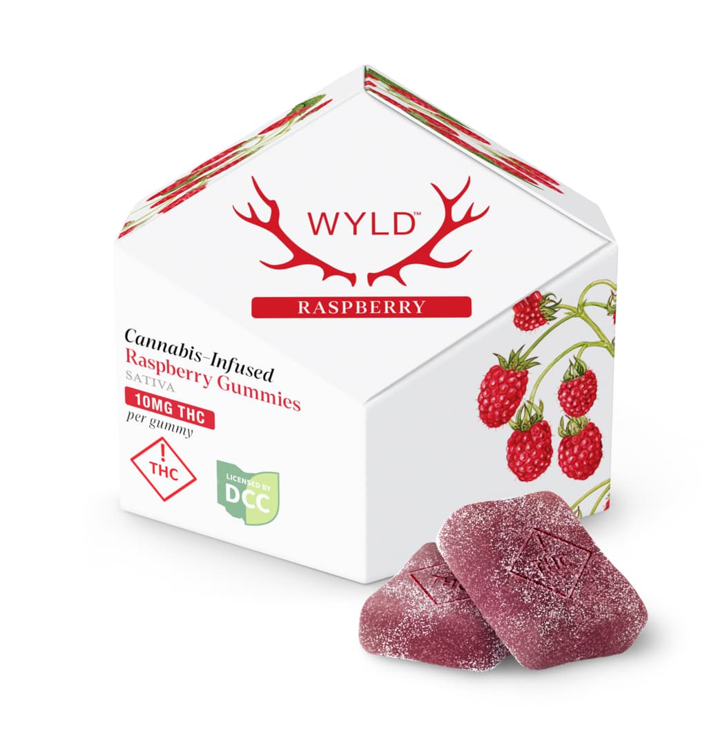 Raspberry Gummies 100mg (10mg ea | 10-Pack)