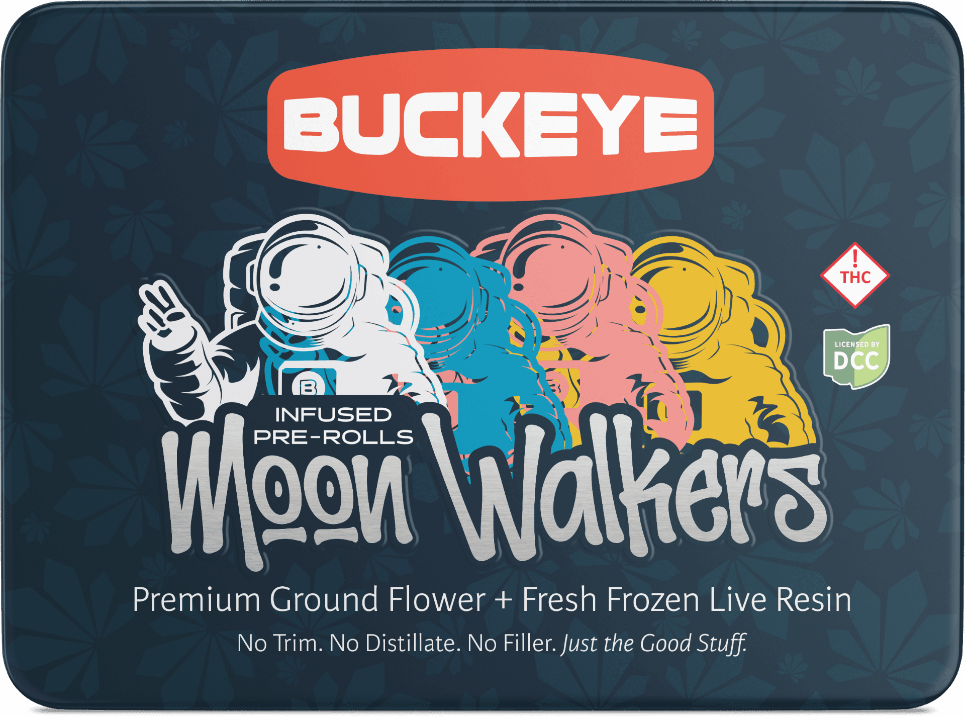 Garlic Breath - Moon Walkers | 5pk 0.5g Live Resin Infused Prerolls