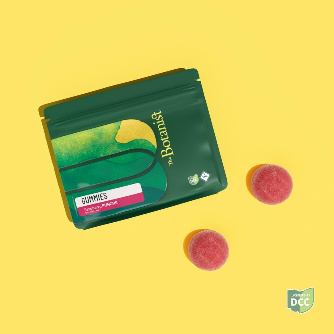 The Botanist - Raspberry PUNCH!! - Gummies - 100mg (2pk) - Indica