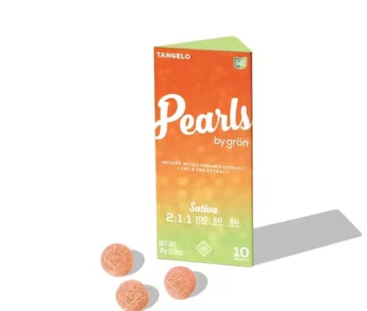Gummies | Pearl | Tangelo | 1:1:2 CBC:CBG:THC | 100mg | 10 Doses