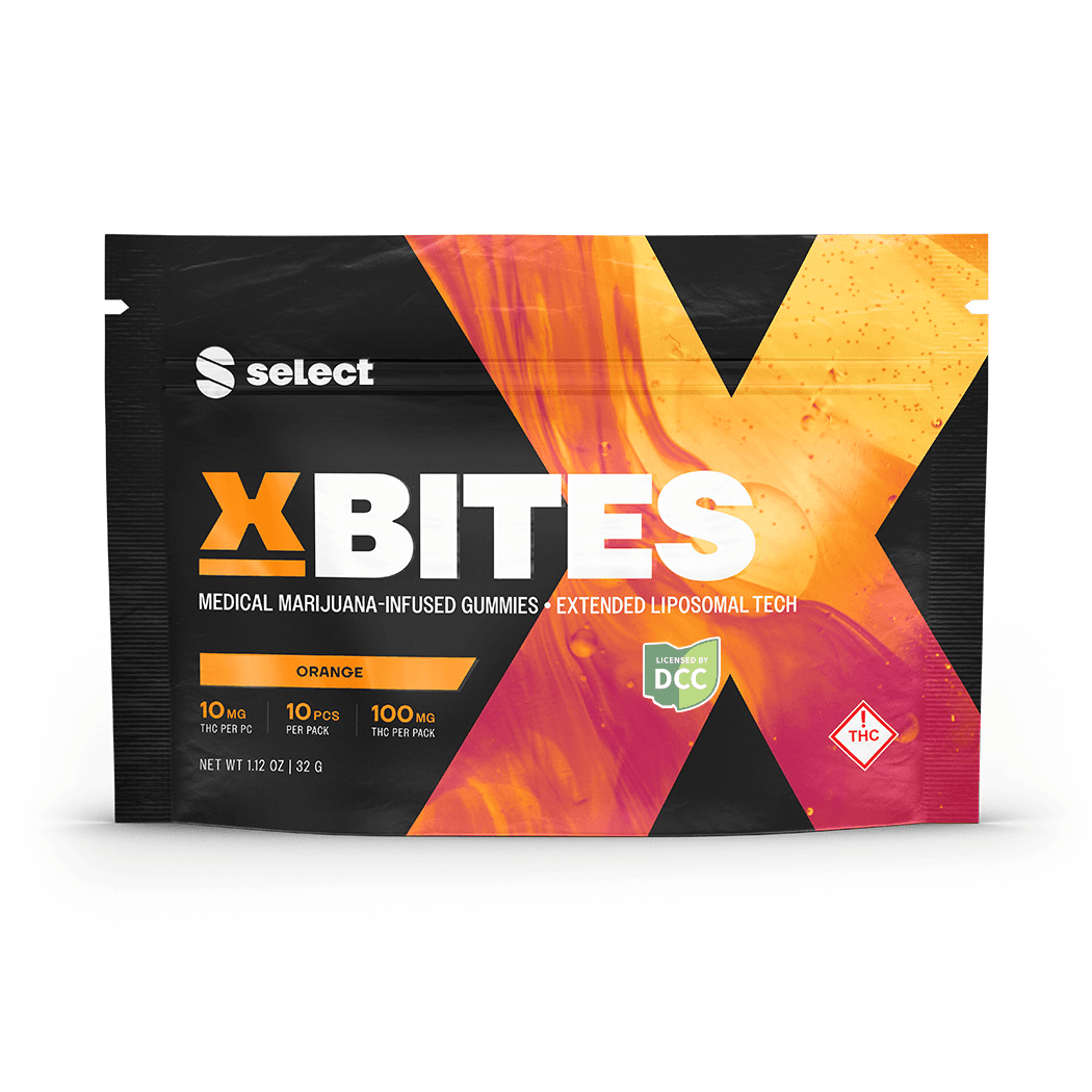 Gummies - Orange X-Bites (10pk) 100mg