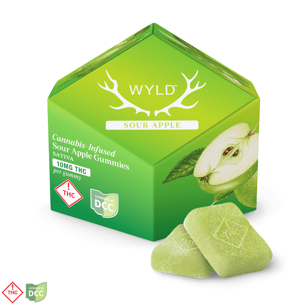 Sour Apple - 100mg 10pk Gummies
