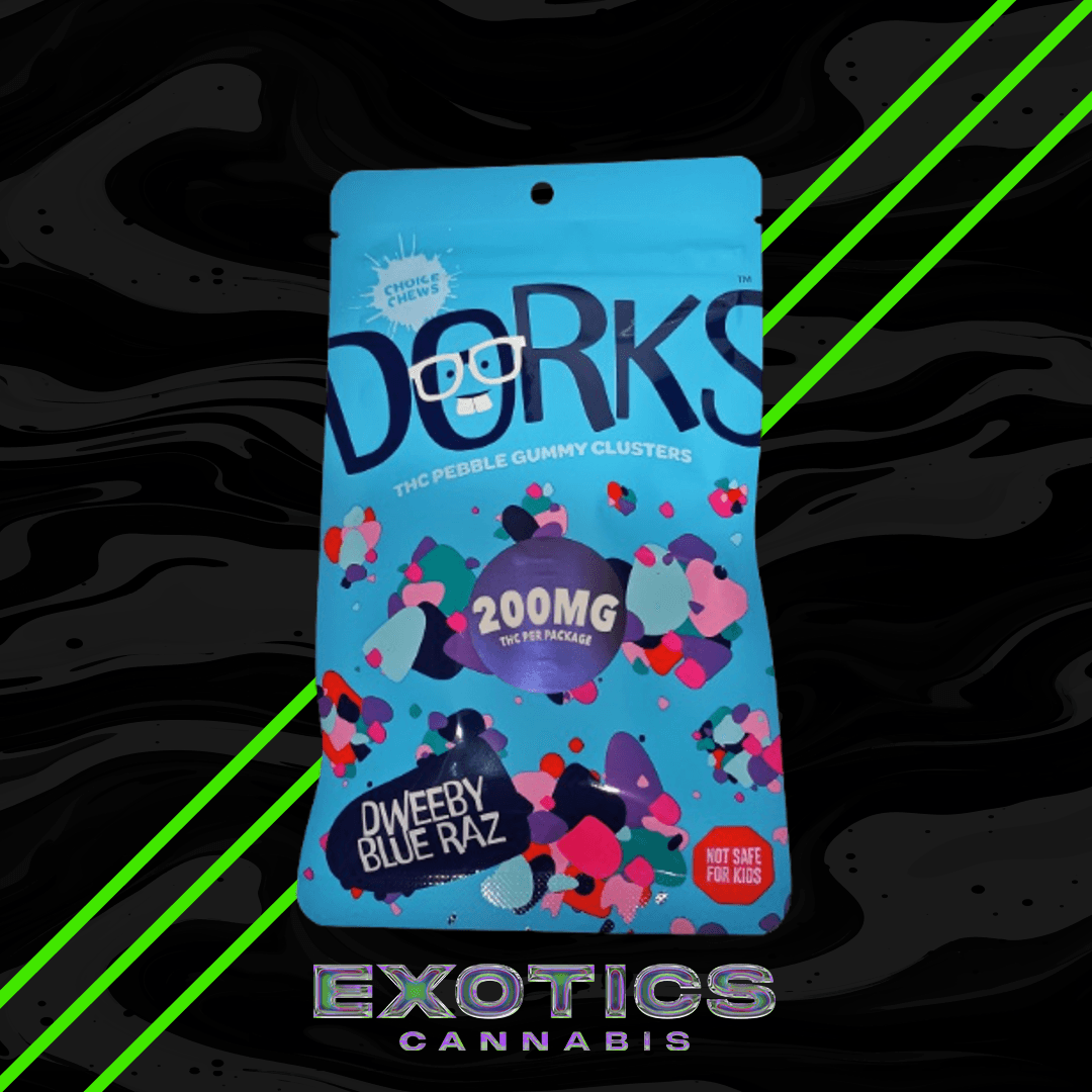 Dweeby Blue Raz Gummies