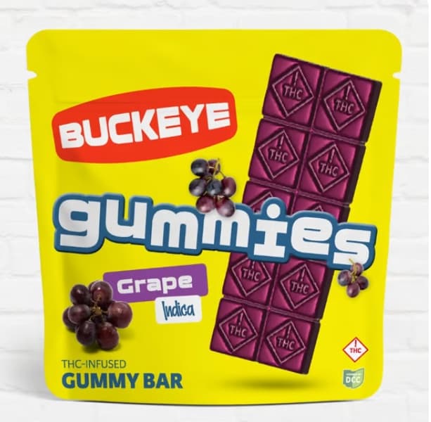 Buckeye Relief | Gummy Bar | Grape | 105mg