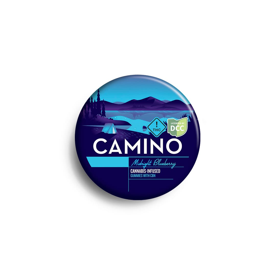 Midnight Blueberry 1:5 CBN Camino Gummies