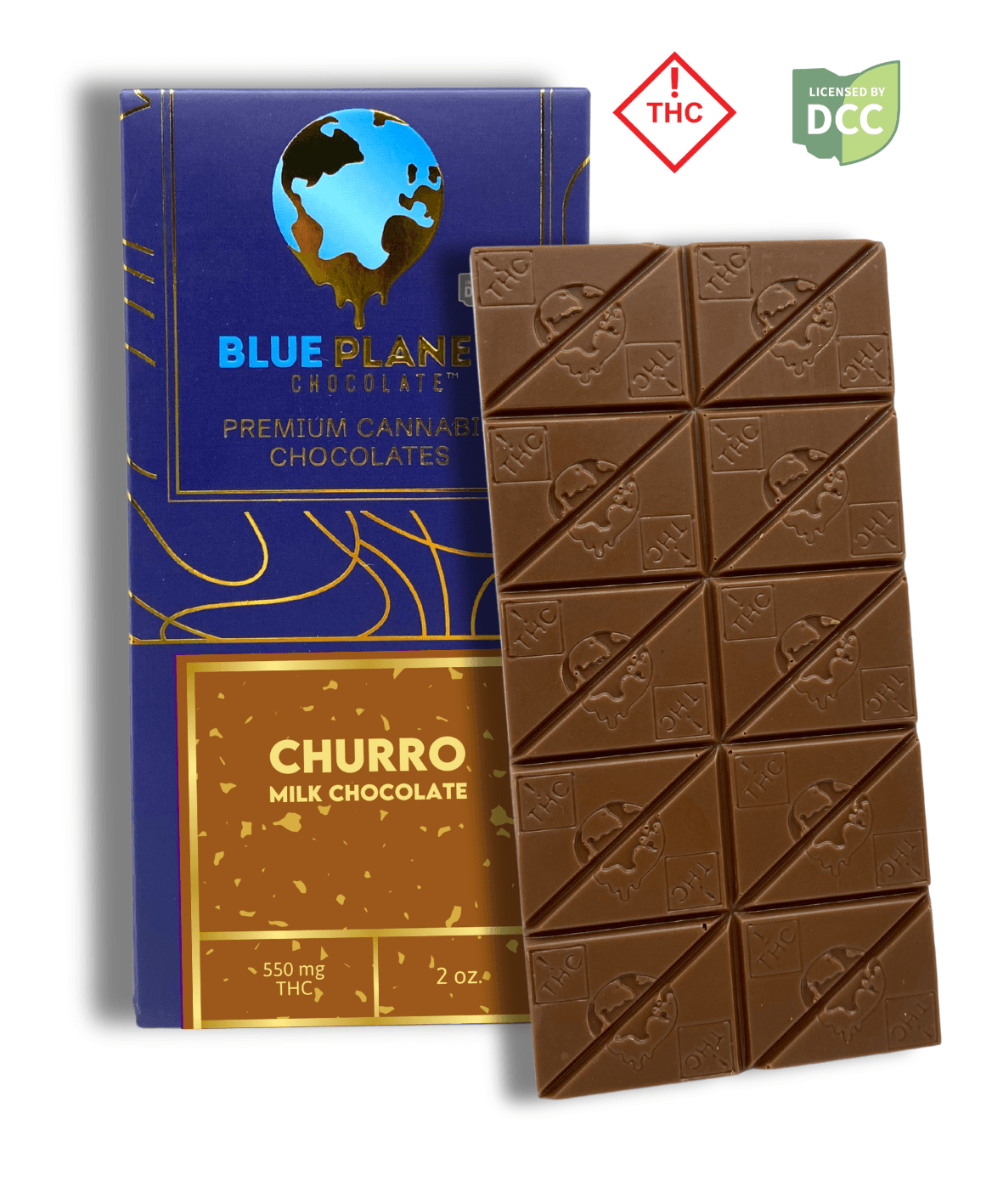 Churro - Milk Chocolate Bar 555mg