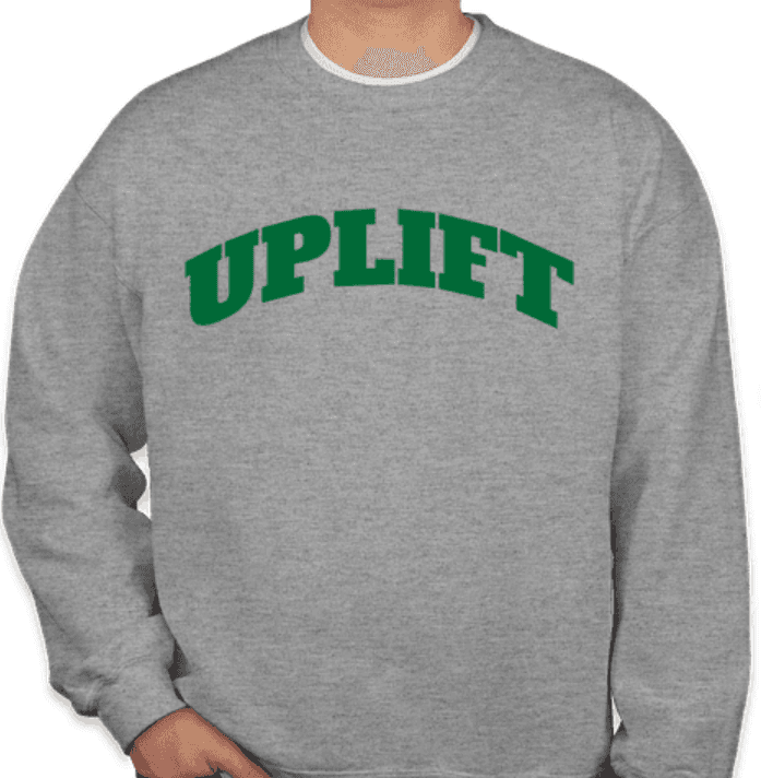 UpLift - Varsity Crew - Grey/Green