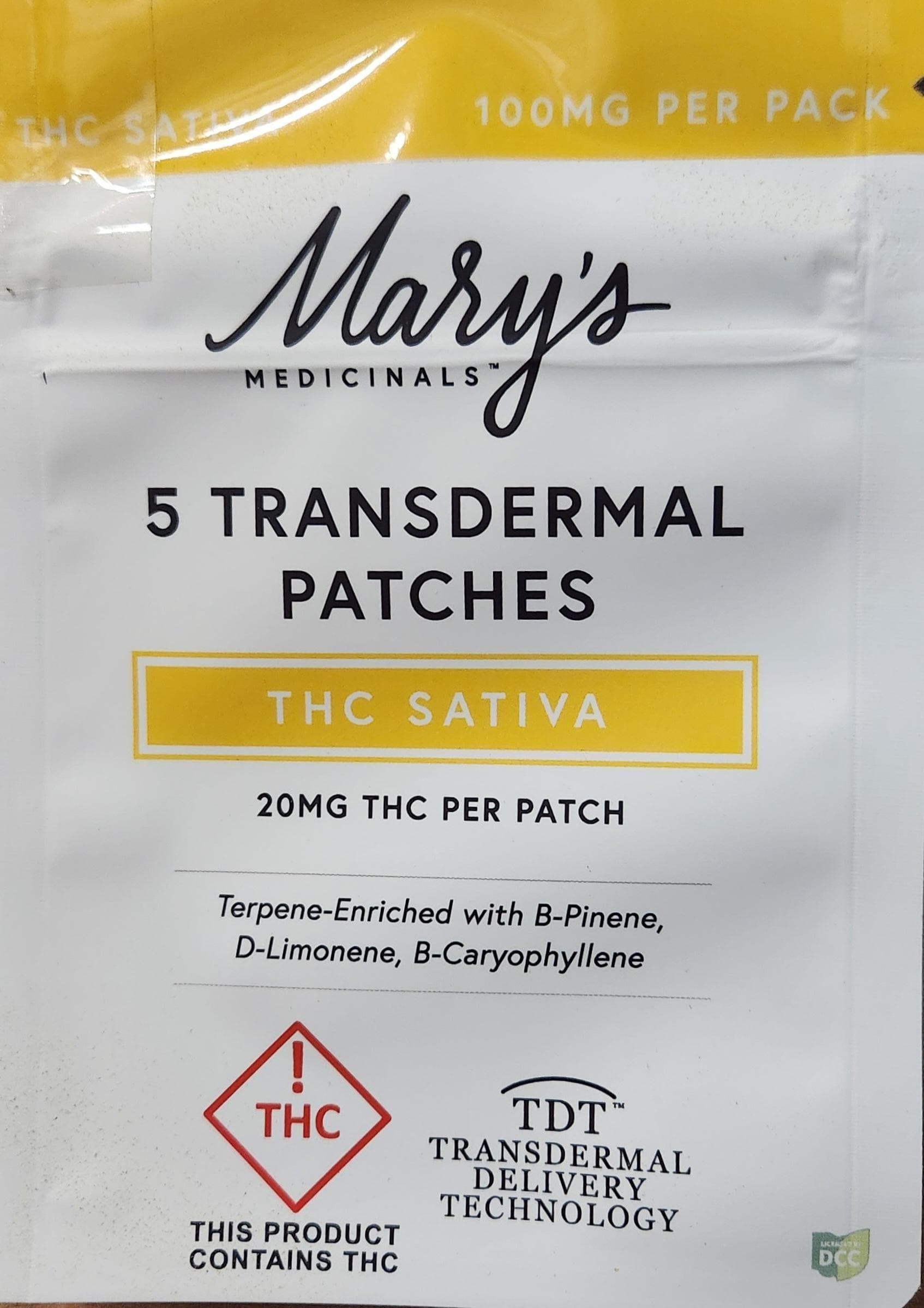 Transdermal Patch - Transdermal Patch (S) 125mg