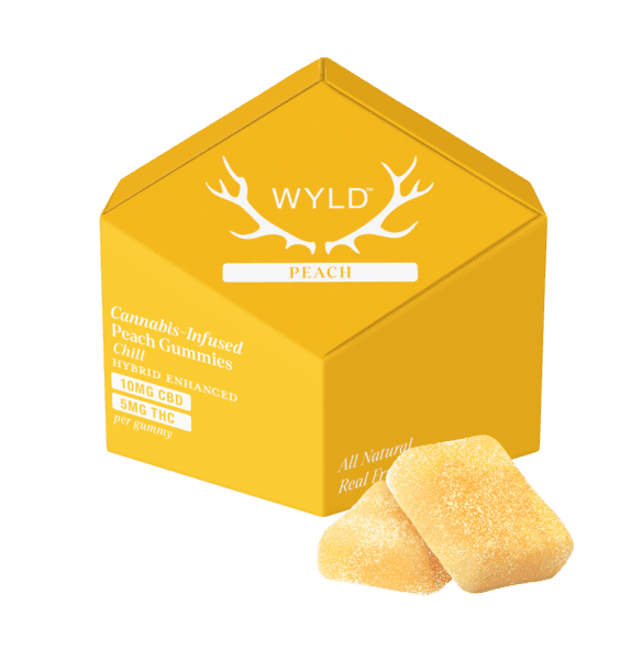 Peach 2:1 CBD + Hybrid Enhanced Gummies