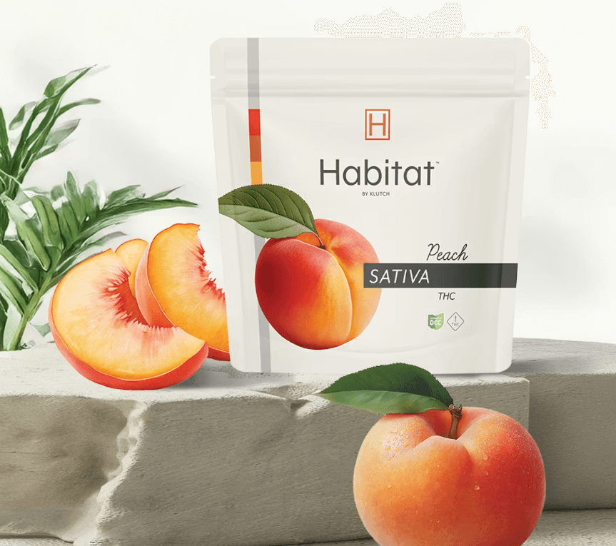 Habitat | Peach 20pk | 130mg Gummies