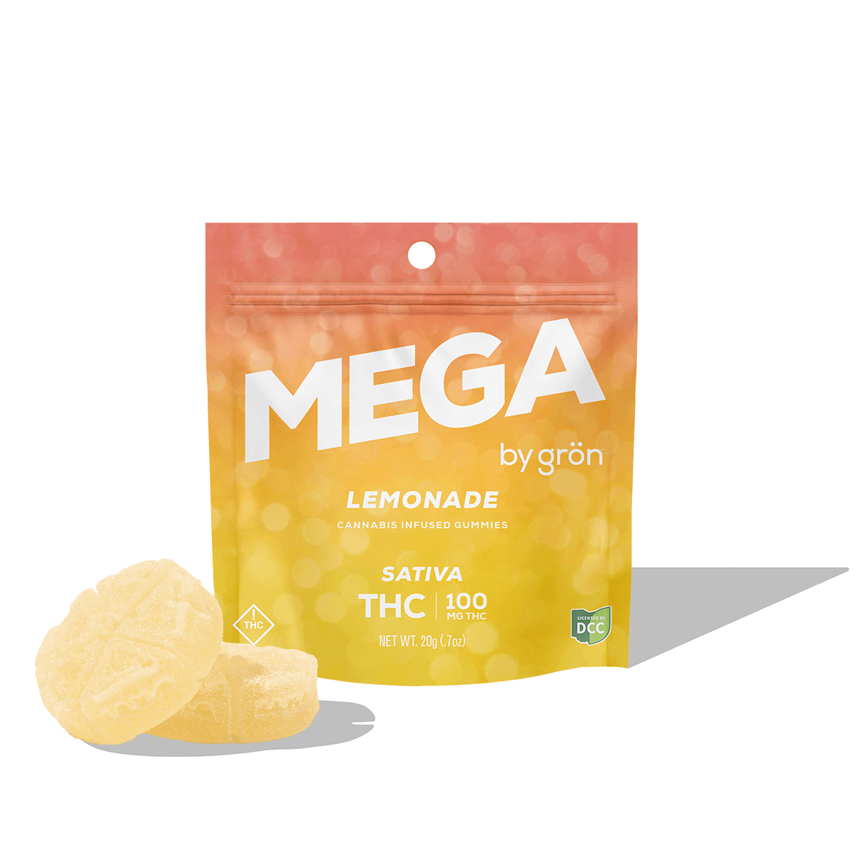 Gron: Lemonade Mega - Gummies 2pk 100mg