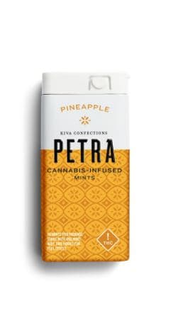 Petra Pineapple Mints 100mg (40-Pack | 2.5mg Each)