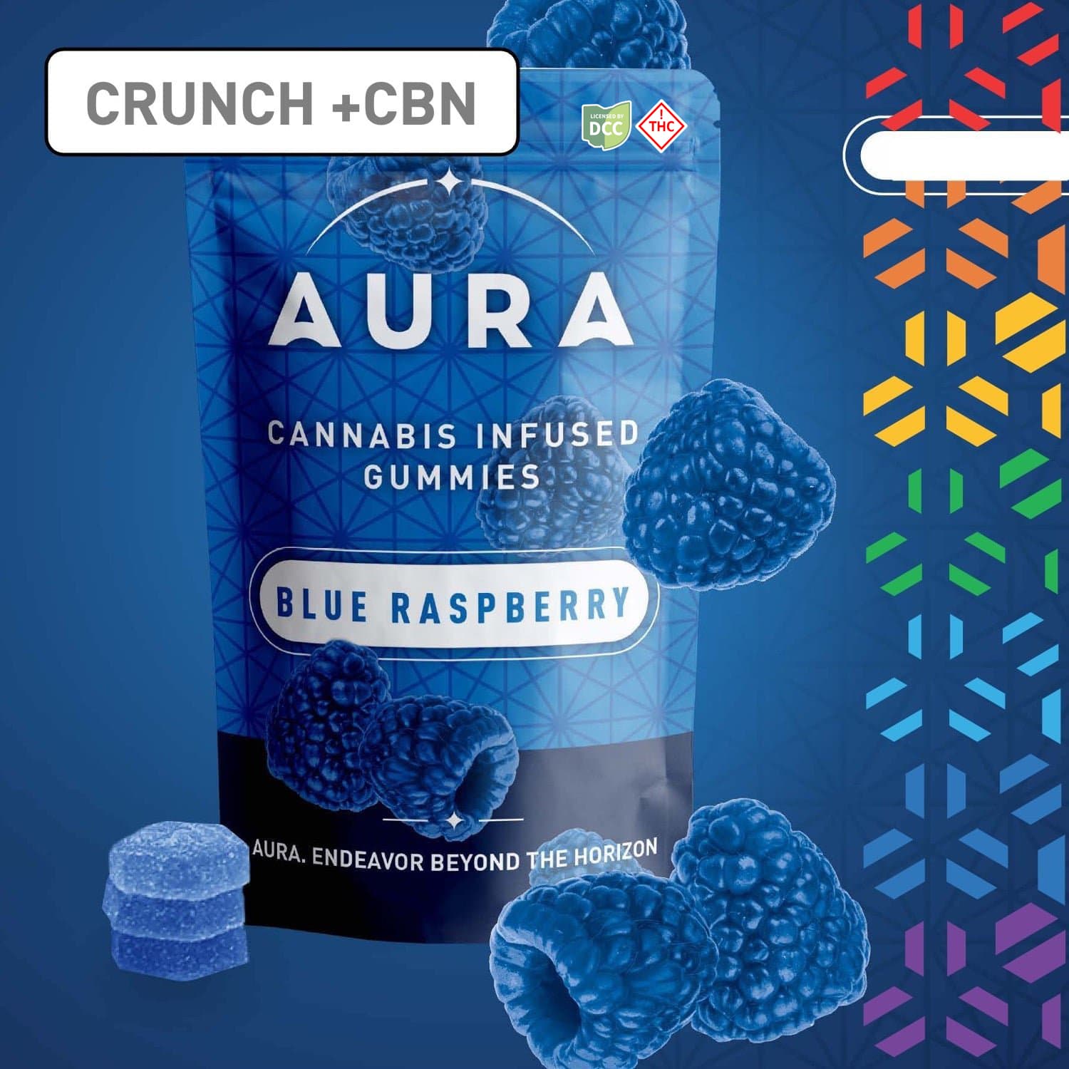 Blue Raspberry Crunch + CBN | Gummies | [107.21mg]