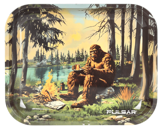 Pulsar Large Metal Rolling Tray | Camping Bigfoot | 13"x11"