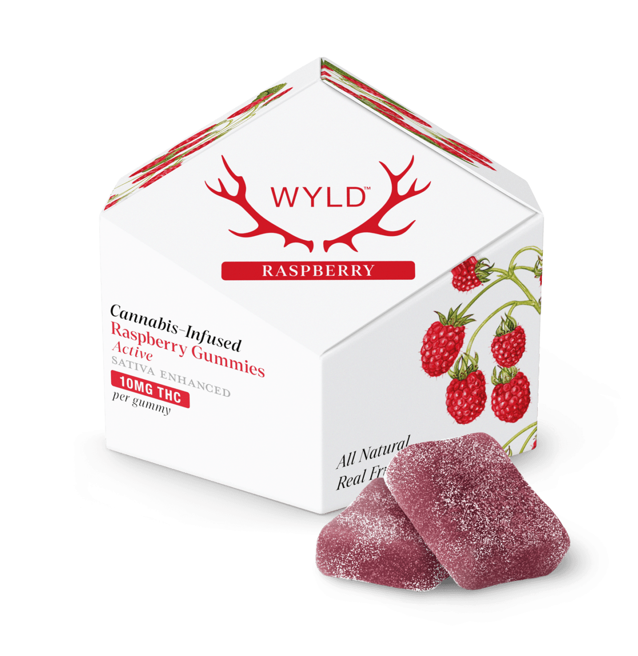 Raspberry - Gummies - 100mg 10pk