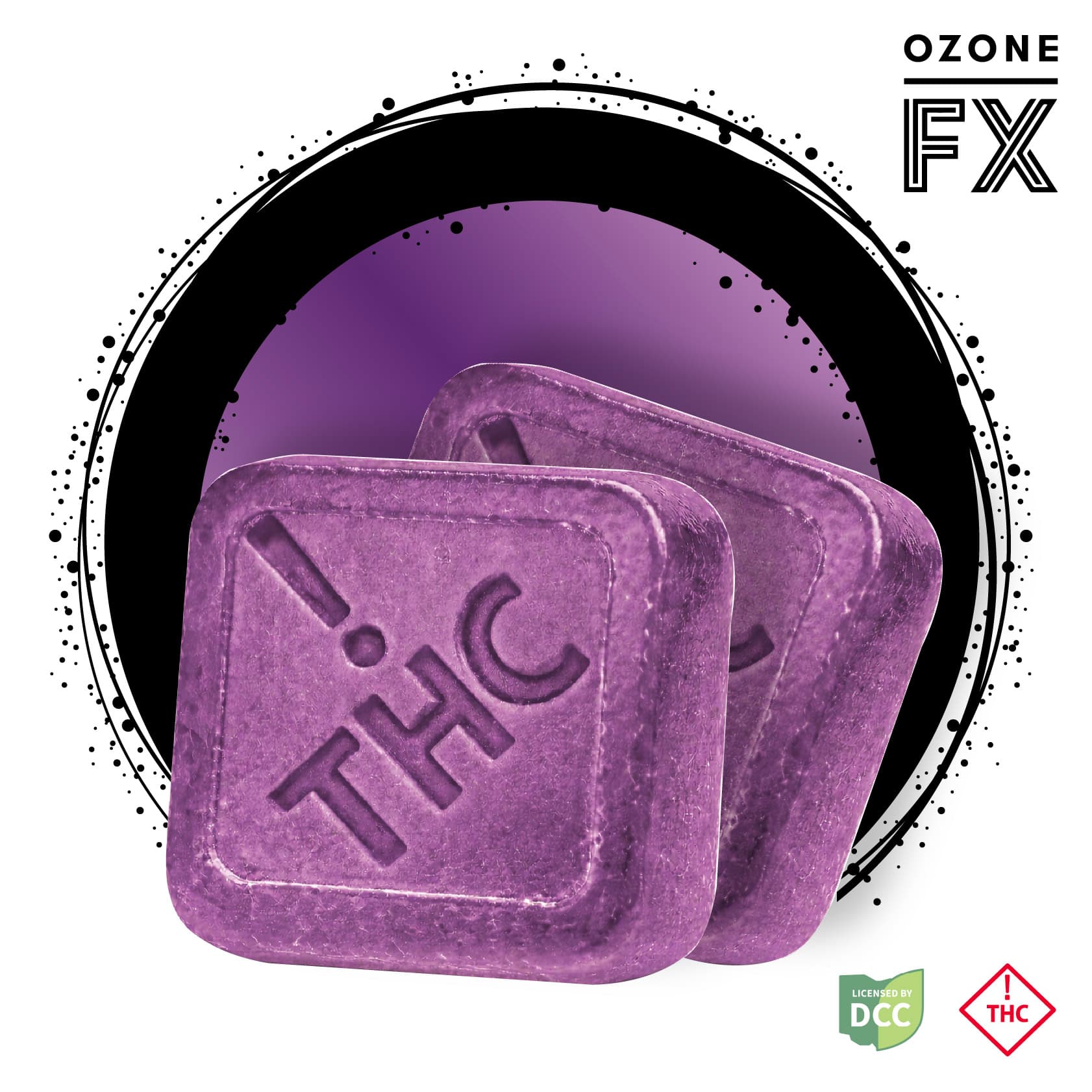 FX 2:1 THC:CBN Grape Soft Chews | 10 Pack