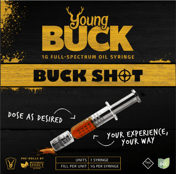 LAYER CAKE BUCK SHOT SYRINGE (CO2) (1G)