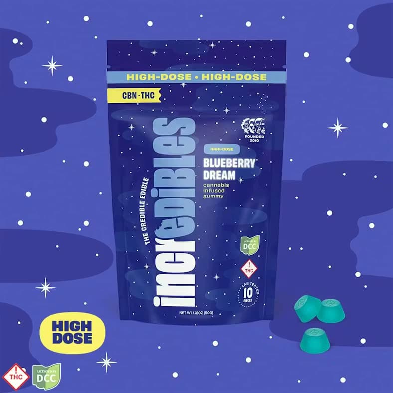 5:1 High Dose 500 mg Blueberry Dream + CBN