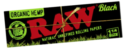 Black 1/4 Rolling Paper