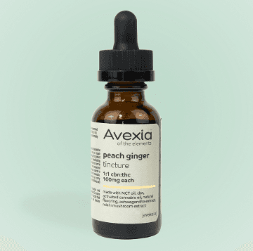 Ratioed Peach Ginger Tincture 110mg