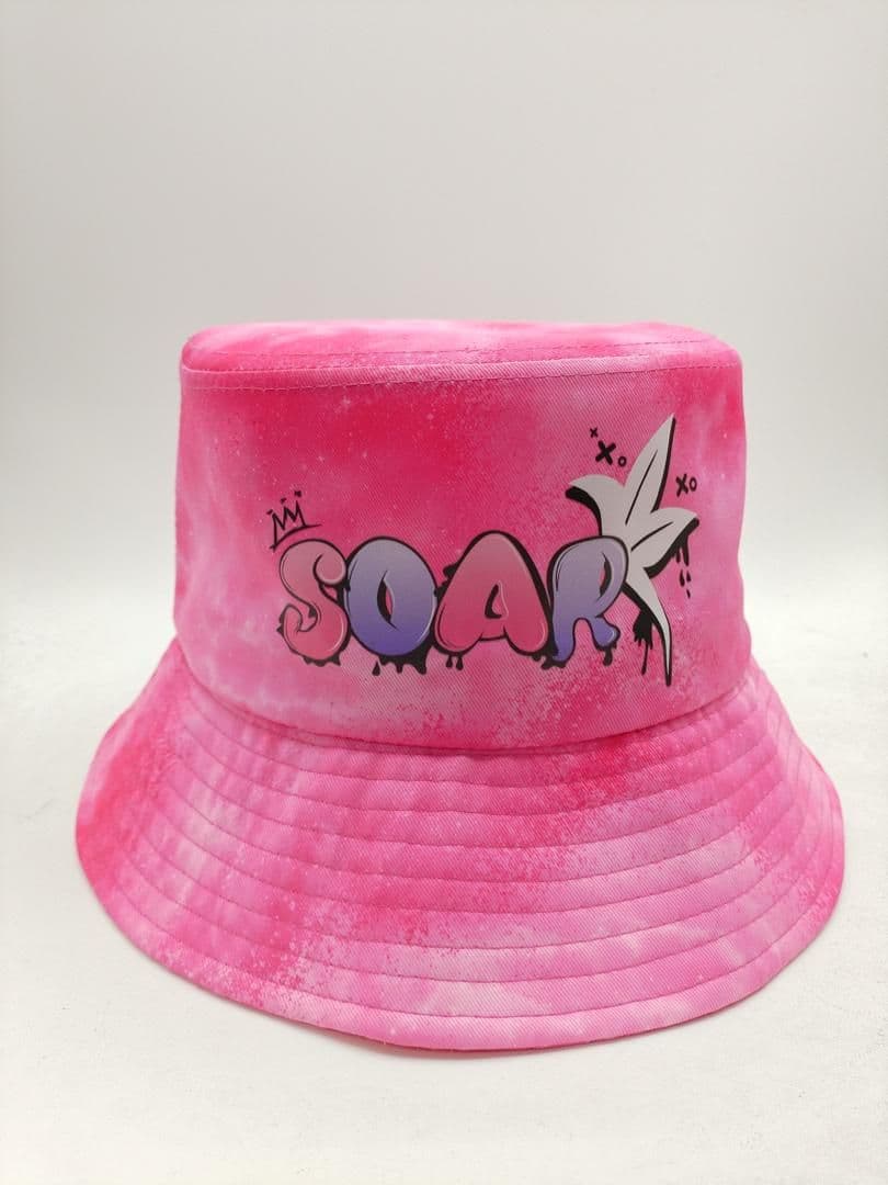 Shangri La Pink Bucket Hat