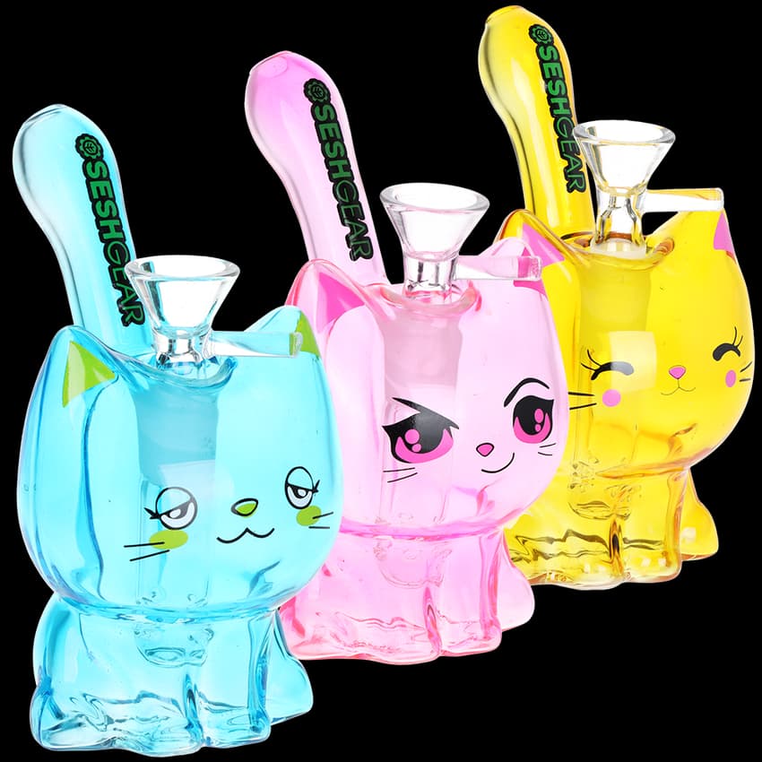 Glass Water Pipe 14mm Colors