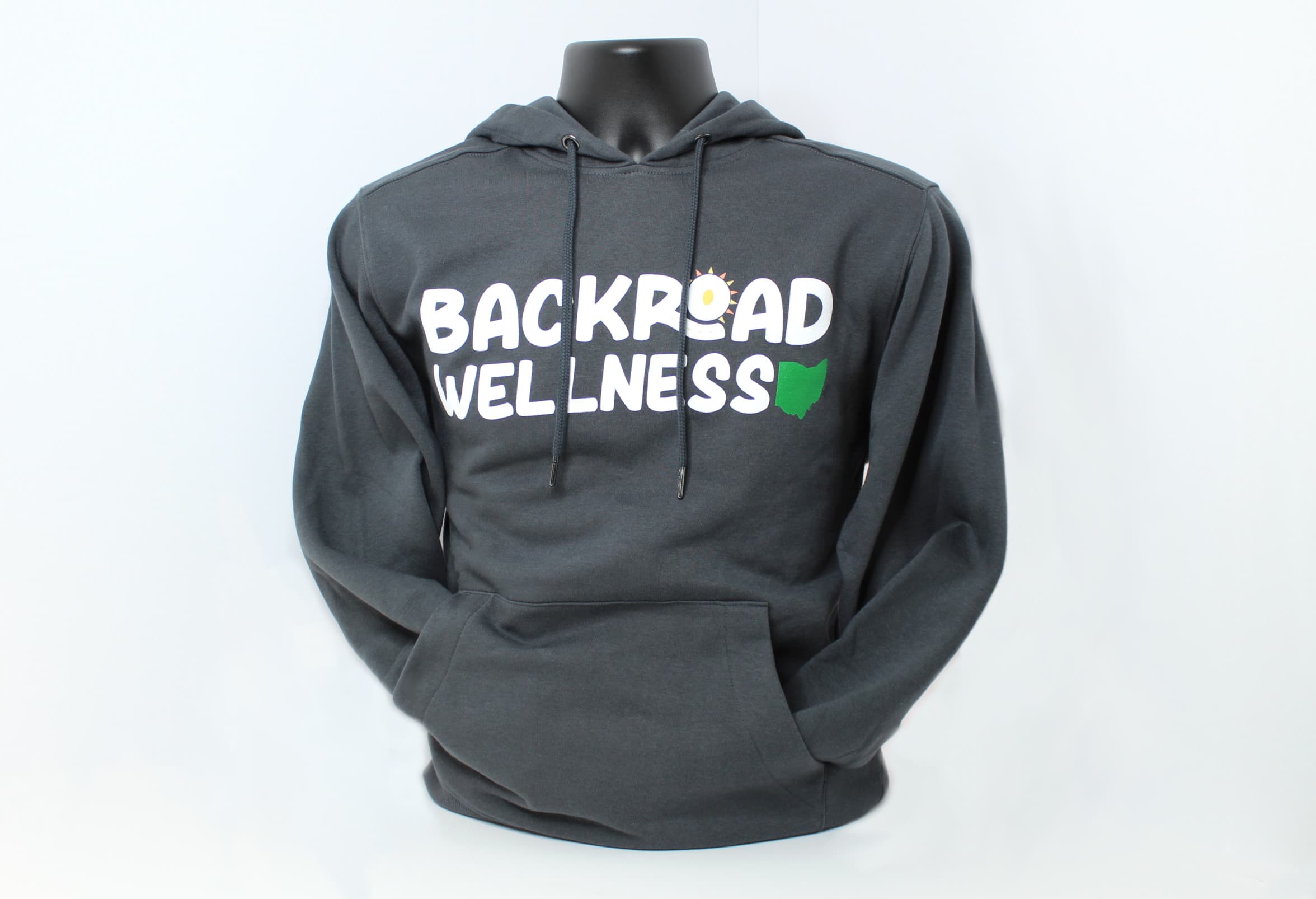 Charcoal Backroad Wellness Hoodie | Medium