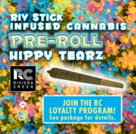 Inf Raw SSU | Riv Stick | Hippy Tearz | 29% THC | 1g