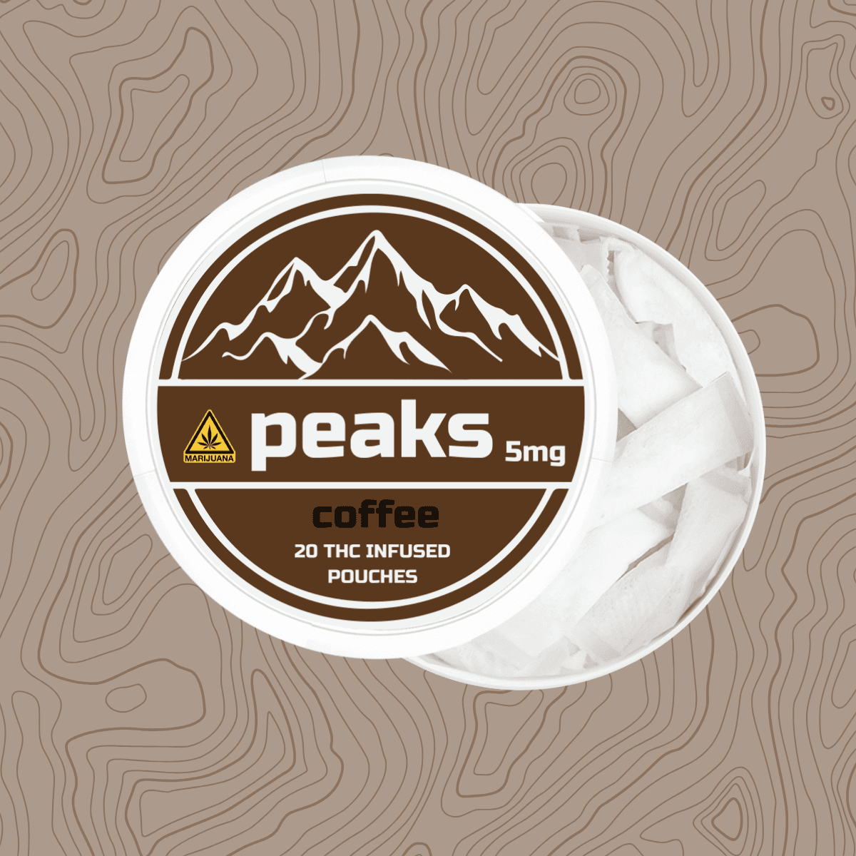 Peaks Pouches Coffee 20pk
