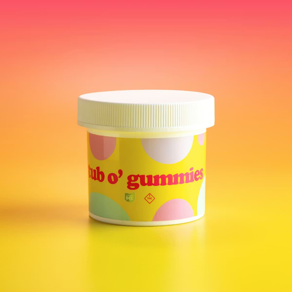 Blue Raspberry Tub O' Gummies 40pk | 400mg