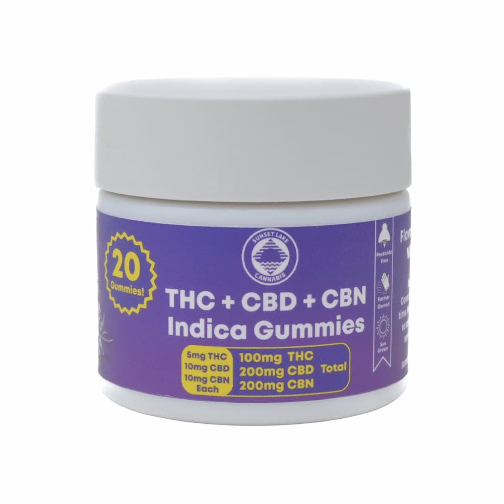 Cbn Blackberry Indica Gummies 20ct/5mg