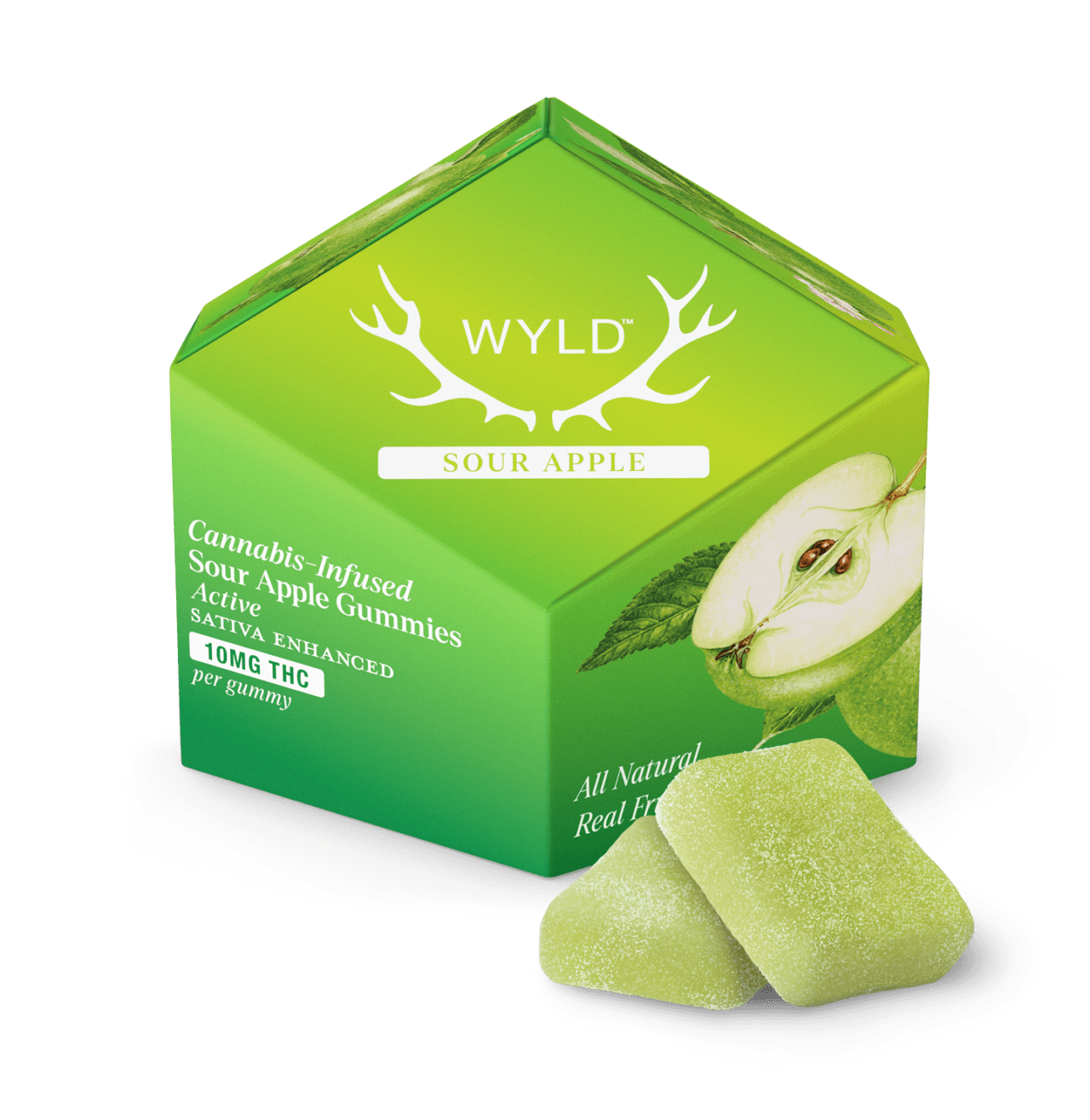 Sour Apple - Gummies - 100mg 10pk