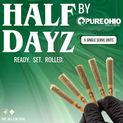 Pure  Ohio Wellness: Frozen Bananas - Pre-Roll .5g 5pk